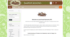 Desktop Screenshot of localfoodsplymouth.org