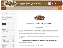 Tablet Screenshot of localfoodsplymouth.org